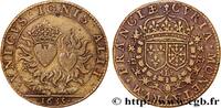 FRANCE Louis XIII COUR DES MONNAIES DE PARIS 1635 (27mm, 7,17g, 6h) -