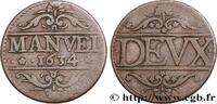 FRANCE Méreau de Notre-Dame de Paris ÉGLISES DE PARIS 1634 (20mm, 2,68g, 6h) -