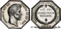 FRANCE Notaires de la Réole - Charles X NOTAIRES DU XIXe SIECLE 1827 (30mm, 14,20g, 6h) -