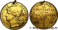 FRANCE Médaille, Souvenir du centenaire de la ville d’Alg ALGÉRIE - TROISIÈME RÉPUBLIQUE 1930 (38mm, 4,88g, 12h) -