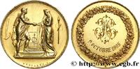 FRANCE Médaille de mariage, Couple antique AMOUR ET MARIAGE 1905 (34,5mm, 18,39g, 12h) -