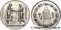 FRANCE Médaille de mariage, Couple antique AMOUR ET MARIAGE 1888 (34mm, 17,82g, 12h) -
