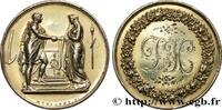 FRANCE Médaille de mariage, Couple antique AMOUR ET MARIAGE 1846 (34,5mm, 18,54g, 12h) -