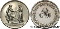 FRANCE Médaille de mariage, Couple antique AMOUR ET MARIAGE 1860 (28mm, 11,17g, 12h) -