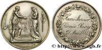 FRANCE Médaille de mariage, Couple antique AMOUR ET MARIAGE 1881 (34,5mm, 17,77g, 12h) -