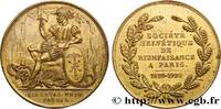 FRANCE Médaille, Centenaire de la Société helvétique de b SUISSE 1920 (33,5mm, 13,41g, 12h) -