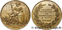 FRANCE Médaille, Centenaire de la Société helvétique de b SUISSE 1920 (33,5mm, 13,41g, 12h) -