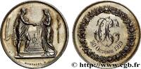 FRANCE Médaille de mariage, Couple antique AMOUR ET MARIAGE 1919 (35mm, 18,2g, 12h) -