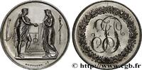 FRANCE Médaille de mariage, Couple antique AMOUR ET MARIAGE 1876 (35mm, 17,8g, 12h) -