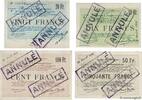 FRANCE regionalism and miscellaneous 10 Francs à 100 Francs Annulé FRANCE regionalism and miscellaneous 10 Francs à 100 Francs Annulé 1916 XF -