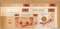 FRANCE regionalism and miscellaneous 20 Centimes à 100 Francs Annulé FRANCE regionalism and miscellaneous 20 Centimes à 100 Francs Annulé 1914 AU -