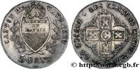 SWITZERLAND - CANTON OF VAUD 5 Batzen - Canton de Vaud SWITZERLAND - CANTON OF VAUD 1830 (26,16mm, 4,38g, 6h) -