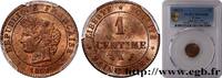 FRANCE 1 centime Cérès III REPUBLIC Paris 1887 (15mm, 1g, 6h) -