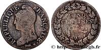 FRANCE Cinq centimes Dupré, grand module, sans point aprè DIRECTOIRE Lille 1799 (28mm, 9,44g, 6h) -