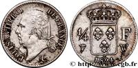 FRANCE 1/4 franc Louis XVIII LOUIS XVIII Lille 1824 (15mm, 1,16g, 6h) -