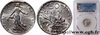 FRANCE 50 centimes Semeuse III REPUBLIC Paris 1908 (18mm, 2,5g, 6h) -