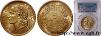FRANCE 5 francs Lavrillier, bronze-aluminium PROVISIONAL GOVERNEMENT OF THE FRENCH REPUBLIC Castelsarrasin 1945 (31mm, 12,0g, 6h) -