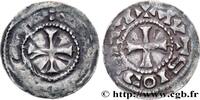 FRANCE Denier AUXERRE - COUNTY OF AUXERRE - ANONYMOUS Auxerre n.d. (22mm, 1,41g, 9h) -