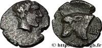 Classic 2 (400 BC to 350 BC) Hemiobole CARIA - SATRAPS OF CARIA - HEKATOMNUS Milet, Ionie ou Mylassa, Carie c. 392-377 AC. (8mm, 0,35g, 7h) -