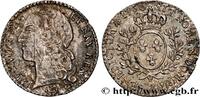 FRANCE Dixième d'écu aux branches d’olivier, tête ceinte LOUIS XV THE BELOVED Grenoble 1756 (21mm, 2,93g, 6h) -