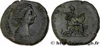 THE ANTONINES (96 AD to 192 AD) Sesterce FAUSTINA MINOR Rome 165-175 (30mm, 20,97g, 6h) -