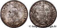 GERMAN EAST AFRICA 1 Rupie (Roupie) Guillaume II Deutsch-Ostafrica GERMAN EAST AFRICA Hambourg 1913 (30,55mm, 11,68g, 12h) -