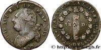 FRANCE 12 deniers dit au faisceau, type FRANÇOIS LOUIS XVI Pau 1793 (29mm, 11,31g, 6h) -