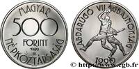 HUNGARY 500 Forint Proof Coupe du Monde de football en Ita HUNGARY Budapest 1989 (40mm, 28,34g, 12h) -