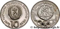 BULGARIA 10 Leva 10e Congrès Olympique BULGARIA 1975 (20,50mm, 29,93g, 12h) -
