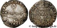 FRANCE Huitième d'écu de Navarre HENRY IV Saint-Palais 1602 (25,5mm, 4,60g, 9h) -