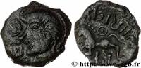 FRANCE Bronze VIIRICIVS, classe II GALLIA BELGICA PAGUS CATUSLUGI - Sanctuary of BOIS L'ABBÉ (Seine-Maritime) c. 50-40 AC. (13,5mm, 1,51g, 5h) -