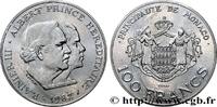 MONACO Essai de 100 Francs Rainier III et Albert MONACO Paris 1982 (31mm, 15g, 6h) -