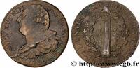 FRANCE 2 sols dit au faisceau, type FRANÇOIS LOUIS XVI Paris 1792 (33mm, 22,97g, 6h) -