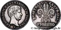 ITALY - GRAND DUCHY OF TUSCANY - LEOPOLD II 1 Fiorino ITALY - GRAND DUCHY OF TUSCANY - LEOPOLD II Florence 1847 (24mm, 6,84g, 6h) -
