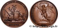 FRANCE Médaille, Bicentenaire de la Société d’agriculture SOCIÉTÉS D'AGRICULTURE, HORTICULTURE, PÊCHE ET CHASSE 1998 (50mm, 91,67g, 12h) -