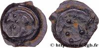 FRANCE Potin au sanglier enseigne, tête chevelue GALLIA - AULERCI EBUROVICES (Area of Évreux) Évreux (27) c. 60-50 AC. (17,5mm, 4,13g, 3h) -