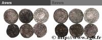 HUNGARY Lot de six deniers et oboles HUNGARY n.d. (mm, 2,58g, h) -
