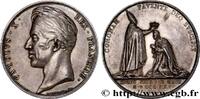 FRANCE Médaille, Sacre de Charles X LE SACRE À REIMS 1825 (41mm, 37,53g, 12h) -