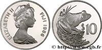 FIJI 10 Dollars proof Grenouille des Fidji FIJI 1986 (38,5mm, 28,2g, 12h) -