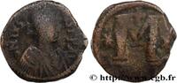 THE EMPIRE FROM ANASTASIUS TO MAURICE TIBERIUS (49 Follis JUSTINIAN I Atelier illisible 528-532 (30mm, 16,86g, 6h) -