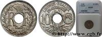 FRANCE 10 centimes Lindauer III REPUBLIC 1918 (21mm, 4g, 6h) -