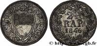 SWITZERLAND - CANTON OF FRIBOURG 2 1/2 Rappen - Canton de Fribourg SWITZERLAND - CANTON OF FRIBOURG 1846 (18mm, 1,09g, 6h) -