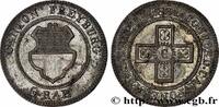 SWITZERLAND - CANTON OF FRIBOURG 5 Rappen SWITZERLAND - CANTON OF FRIBOURG 1831 (23mm, 2,02g, 6h) -