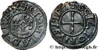 FRANCE Denier CHARLES II LE CHAUVE / THE BALD Saint-Denis s.m. (20mm, 1,39g, 2h) -
