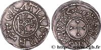 FRANCE Denier CHARLES II LE CHAUVE / THE BALD Le Mans s.m. (19,5mm, 1,74g, 3h) -