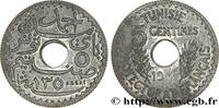 TUNISIA - FRENCH PROTECTORATE 5 Centimes Essai en zinc au nom d’Ahmed Bey AH 135 TUNISIA - FRENCH PROTECTORATE Paris 1931 (17,22mm, 1,51g, h) -
