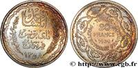 TUNISIA - FRENCH PROTECTORATE Essai 20 Francs argent au nom de Ahmed Bey AH 1358 TUNISIA - FRENCH PROTECTORATE Paris 1939 (34,95mm, 20,02g, 6h) -