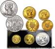 REUNION ISLAND Lot de 3 Essais 5, 10 et 20 Francs REUNION ISLAND Paris 1955 (mm, g, 6h) -