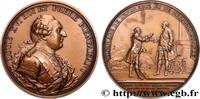 FRANCE Médaille, Les mines d'Allemont, refrappe LOUIS XVI Monnaie de Paris 1988 (68,5mm, 165,75g, 12h) -