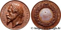 FRANCE Médaille, Société centrale d’agriculture SOCIÉTÉS D'AGRICULTURE, HORTICULTURE, PÊCHE ET CHASSE n.d. (50,5mm, 59,46g, 12h) -